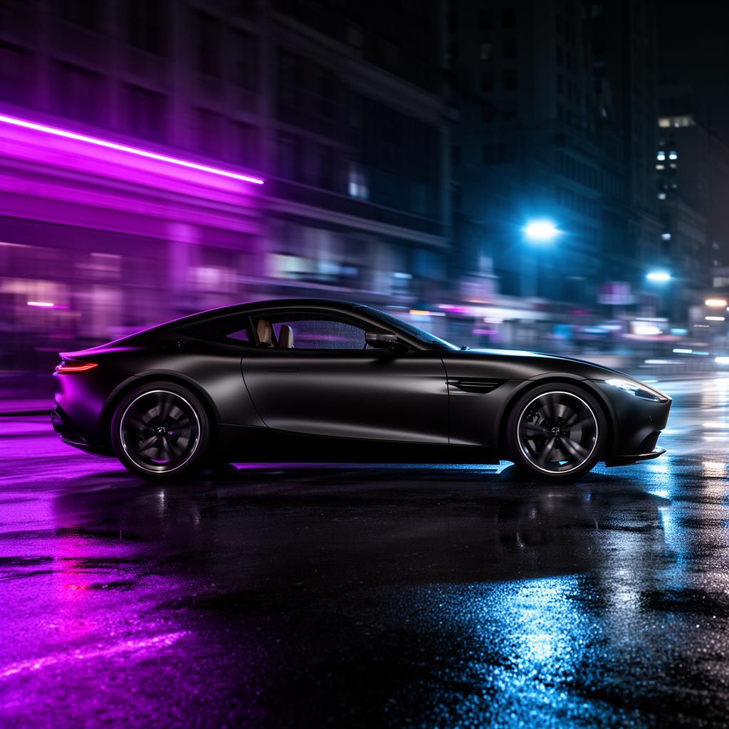 Publicité automobile générée par IA