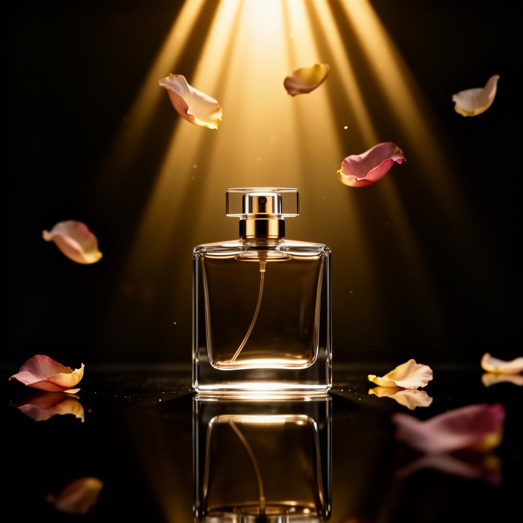 Publicité parfum générée par IA